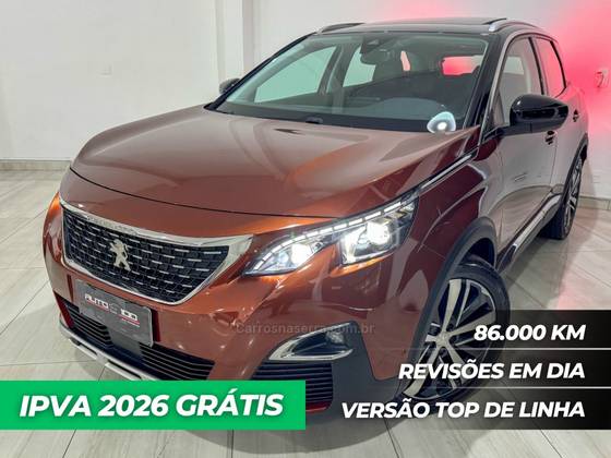 PEUGEOT 3008 1.6 GRIFFE PACK THP 16V GASOLINA 4P AUTOMÁTICO